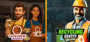 Cafe Crew x Recycling Center Simulator banner
