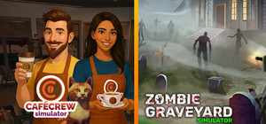 Cafe Crew x Zombie Graveyard Simulator banner