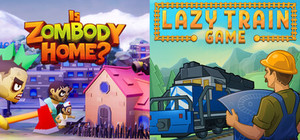 Is Zombody Home X Lazy Train Game banner