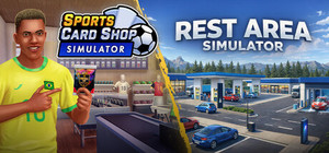Sports Card Shop Simulator x Rest Area Simulator banner
