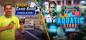 Sports Card Shop Simulator x Aquatic Store Simulator banner