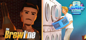 Brewline x Laundry Store Simulator banner
