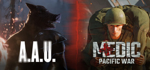 A.A.U. Black Site and Medic: Pacific War banner