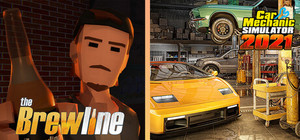 Brewline x Car Mechanic Simulator 2021 banner