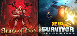 ARMS OF GOD X Deep Rock Galactic: Survivor banner