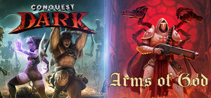 ARMS OF GOD X Conquest Dark banner