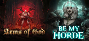 ARMS OF GOD X Be My Horde banner
