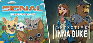Detective INNA DUKE + Signal: Uncharted Lands banner
