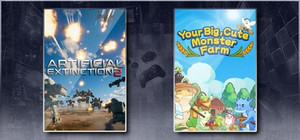 Artificial Extinction 2 & Your Big, Cute Monster Farm banner