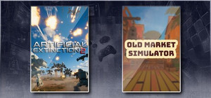 Artificial Extinction 2 & Old Market Simulator banner
