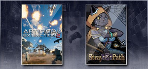 Artificial Extinction 2 & Stray Path banner