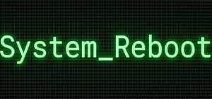 SYSTEM_REBOOT banner