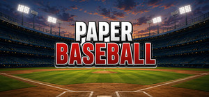 Paper Baseball banner