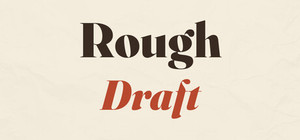 Rough Draft banner