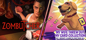 My Wife Threw Out My Card Collection (So I Bought a Dump to Find Them All) ⭐ х ZOMBUTCHER banner
