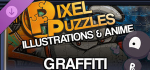 Pixel Puzzles Illustrations & Anime: Graffiti banner