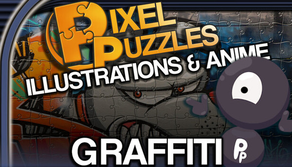 Pixel Puzzles Illustrations & Anime: Graffiti