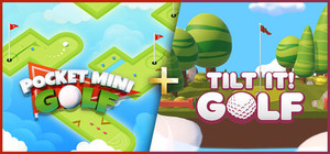 Tilt It! Golf + Pocket Mini Golf banner