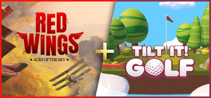 Tilt It! Golf + Red Wings: Aces of the Sky banner