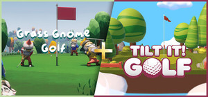Tilt It! Golf + Grass Gnome Golf banner