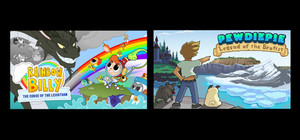 Rainbow Billy x PewDiePie: Legend of the Brofist banner