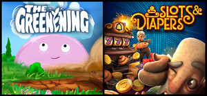 The Greenening x Slots & Diapers banner