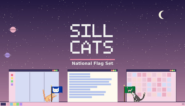 Sill Cats - National Flag Set