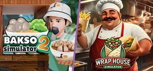 Bakso Simulator 2 x Wrap House Simulator banner