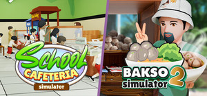 Bakso Simulator 2 x School Cafeteria Simulator banner