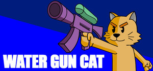 Water Gun Cat banner
