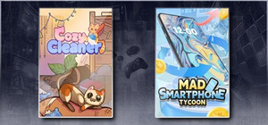 Cozy Cleaner & Mad Smartphone Tycoon banner