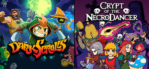Dark Scrolls x Crypt of the Necrodancer banner