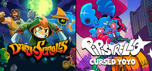Dark Scrolls x Pipistrello and the Cursed Yoyo banner