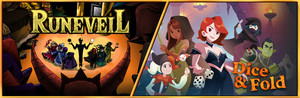Runeveil & Dice and Fold banner