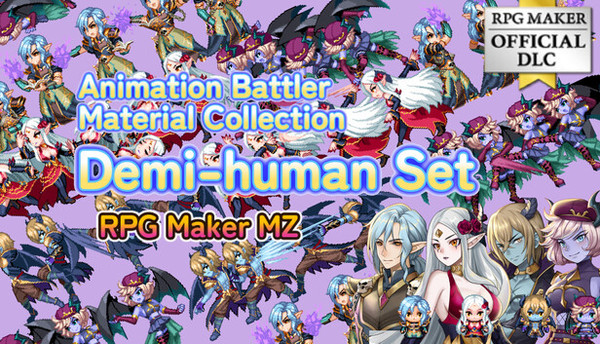 RPG Maker MZ - Animation Battler Material Collection Demi-human Set