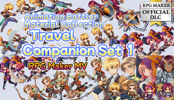 RPG Maker MV - Animation Battler Material Collection Travel Companion Set 1