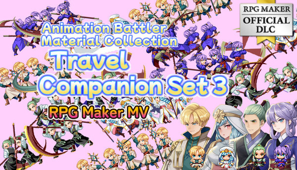 RPG Maker MV - Animation Battler Material Collection Travel Companion Set 3