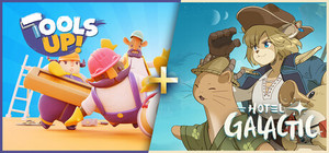 Hotel Galactic + Tools Up! banner