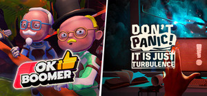 OK👍 Boomer X Don't Panic! It is Just Turbulence banner
