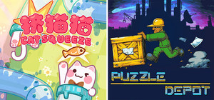 😽Cat Squeeze x 👷‍♂️Puzzle Depot banner