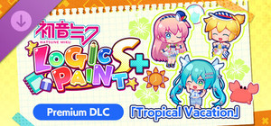 Hatsune Miku Logic Paint S+ Tropical Vacation banner