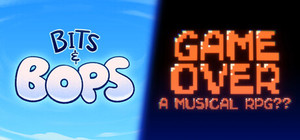 Bits & Bops + GAME OVER banner