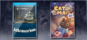 Idlequarium & Cat Mail Co. banner