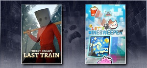 Forest Escape: Last Train & Let's Minesweeper banner