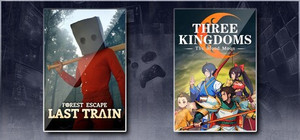 Forest Escape: Last Train & Three Kingdoms: The Blood Moon banner