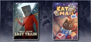 Forest Escape: Last Train & Cat Mail Co. banner