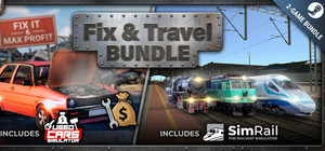 SimRail and Used Cars Simulator banner
