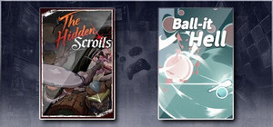 The Hidden Scrolls & Ball-it Hell banner