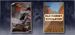 The Hidden Scrolls & Old Market Simulator banner