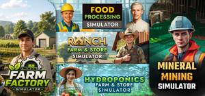 Farm Factory x Mineral Mining x Food Processing x Ranch Farm x Hydroponics banner